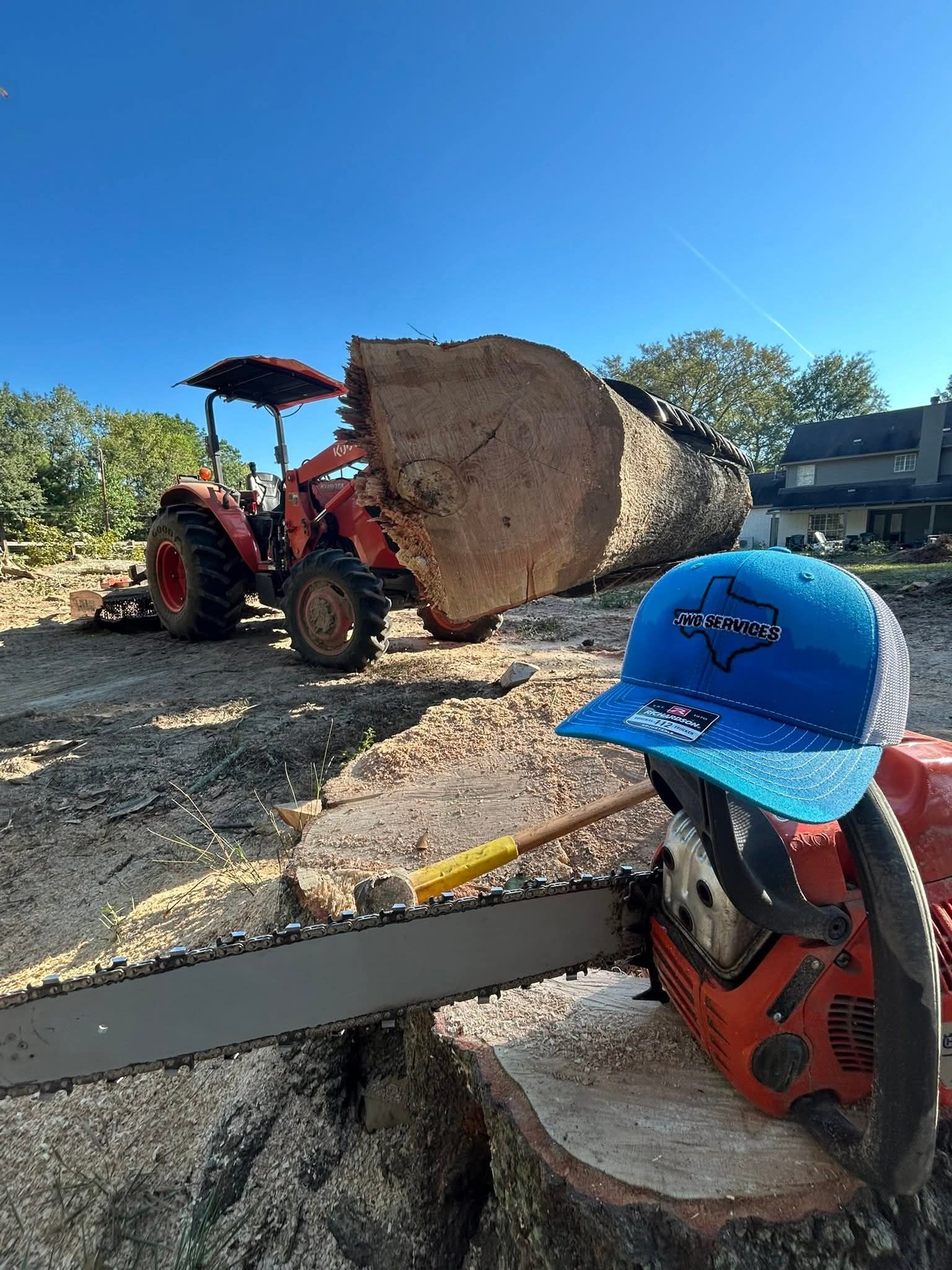 Land clearing in Cleveland, Texas